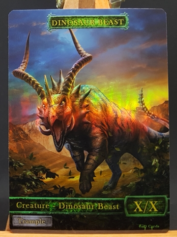 Foil Dinosaur Beast #1